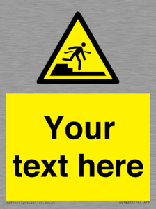 Custom warning Submerged step or steps